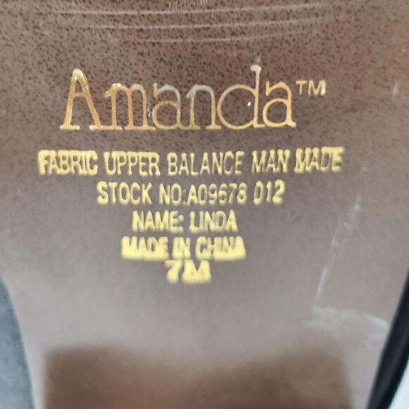 AMANDA RED HAT SOCIETY BLACK SLIP ON SLIDES WITH HAT DECORATION SIZE 7M - Picture 7 of 8